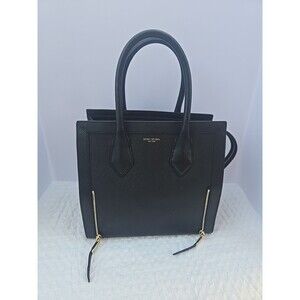 Henri Bendel Rivington  Tote Bag Black Leather